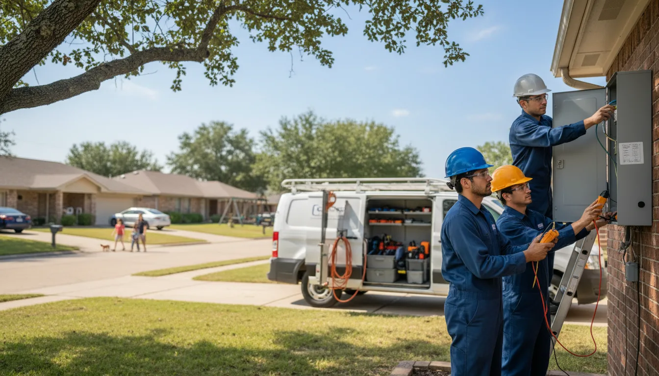 Certified electrician providing emergency electrical services in Tarrytown, GA